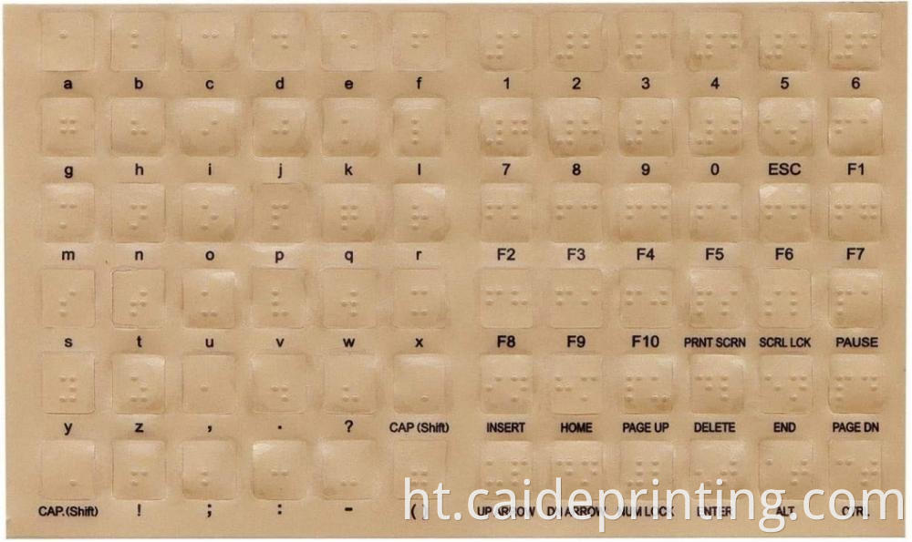 braille keyboard stickers